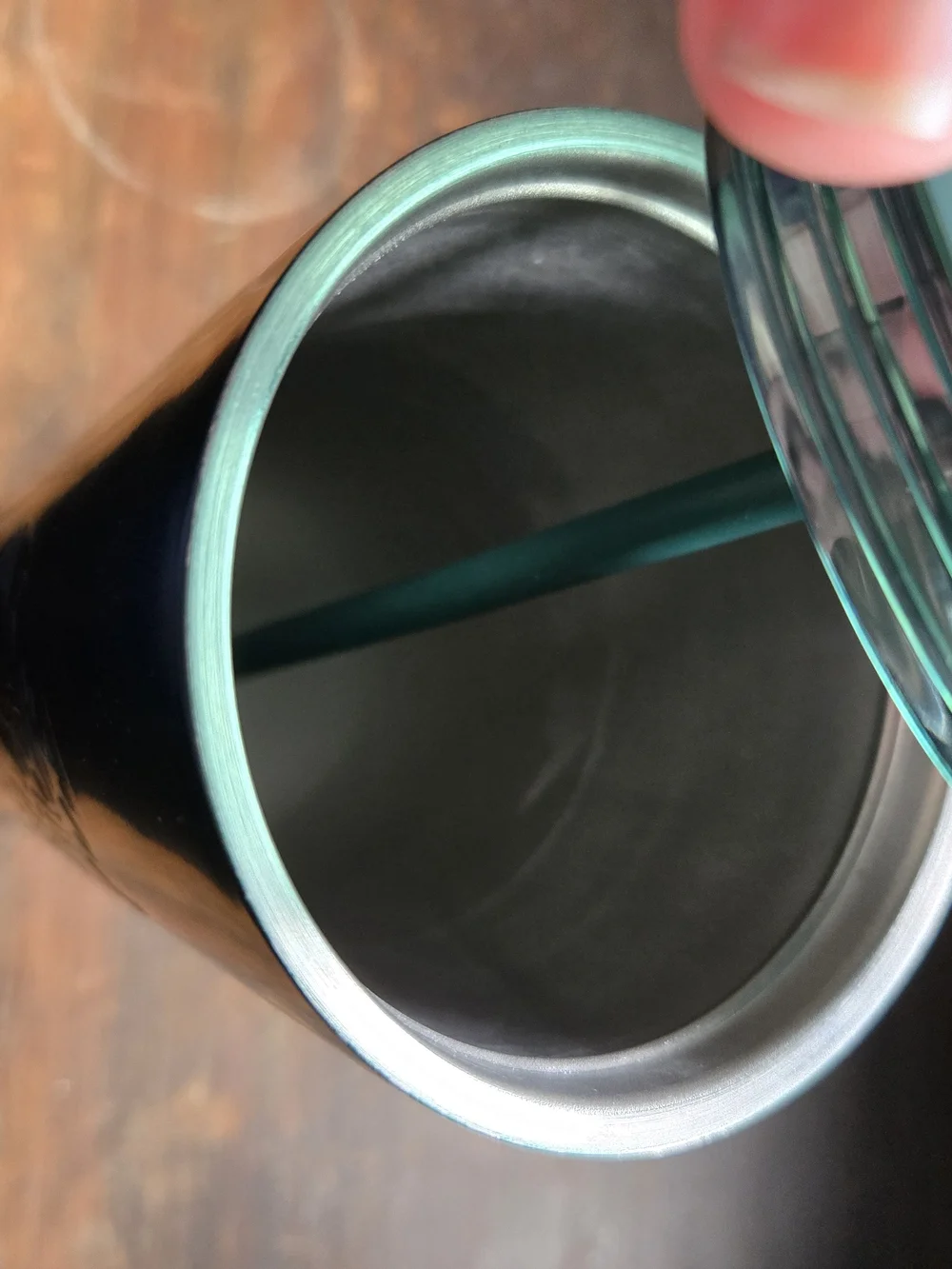 Starbucks Matte Green Gradient Cold Cup with Green Straw